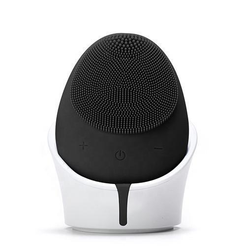 Sonic Facial Cleansing Brush Black - Atbeautifique