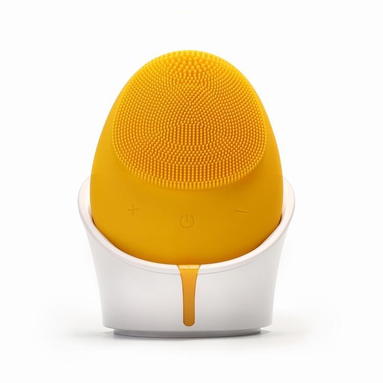 Sonic Facial Cleansing Brush Yellow - Atbeautifique